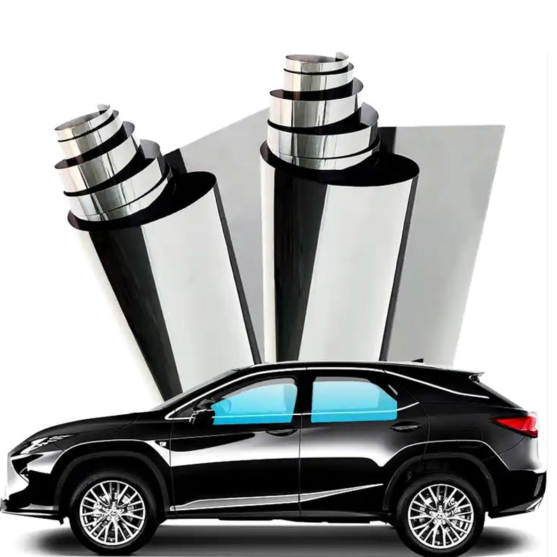 Window Tint Film for Cars 35% Car Tint Scratch Resistant Heat Resistant and Blocks 99% UV Clear Vision One-Way Vision